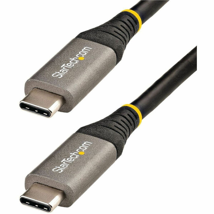 StarTech.com Sync/Charge USB-C Data Transfer Cable - 6 ft (1.83 m) USB-C Data Transfer Cable for Notebook, Hard Drive - 5 Gbit/s - Gray, Black - 1 Each