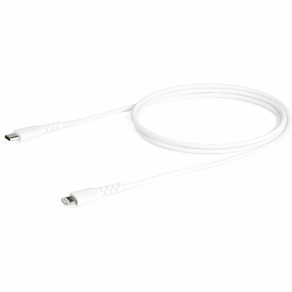 StarTech.com Sync/Charge Lightning/USB-C Data Transfer Cable - 3.3 ft (1 m) Lightning/USB-C Data Transfer Cable for iPad, iPhone, Mobile Device - White - 1 Each