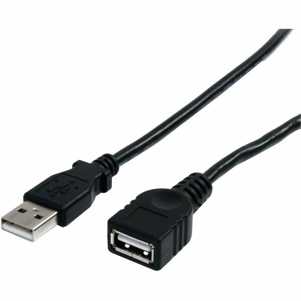 StarTech.com USB Extension Data Transfer Cable - 10 ft (3.05 m) USB Data Transfer Cable for Peripheral Device, USB Device, Printer, Notebook - First End: 1 x 4-pin USB 2.0 Type A - Male - Second End: 1 x 4-pin USB 2.0 Type A - Female - 480 Mbit/s - Extens