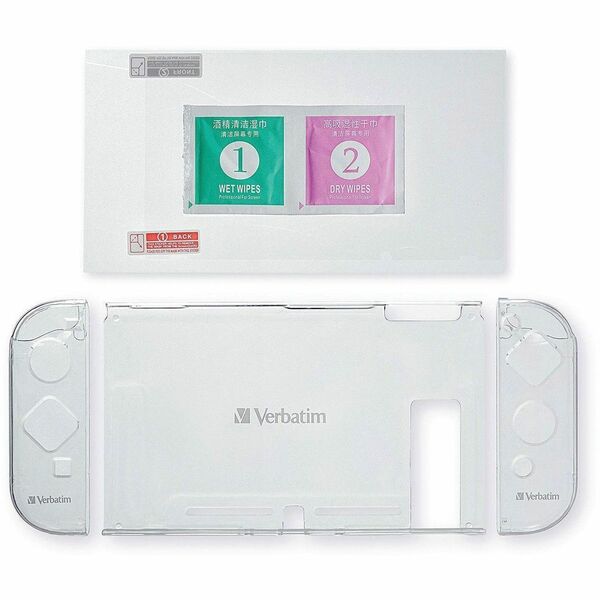 Verbatim Carrying Case Nintendo Gaming Console - Crystal - Scratch Resistant, Dust Resistant - 1.20" (30.48 mm) Height x 4.10" (104.14 mm) Width x 7.30" (185.42 mm) Depth - 1 Each