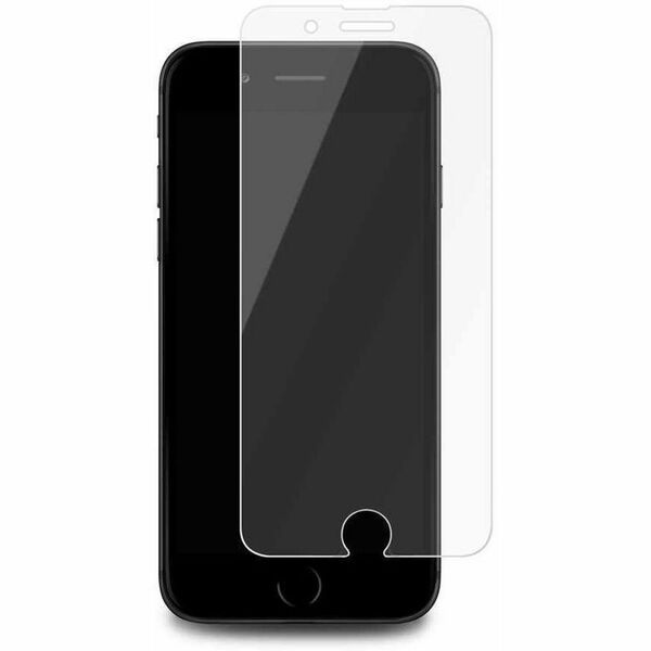 Blu Element Tempered Glass Screen Protector for iPhone SE Transparent - For LCD iPhone SE 3, iPhone SE 2 - Scratch Resistant, Smudge Resistant, Impact Resistant, Fingerprint Resistant, Mark Resistant, Shatter Proof - 9H - Tempered Glass, Silicone - for Ap