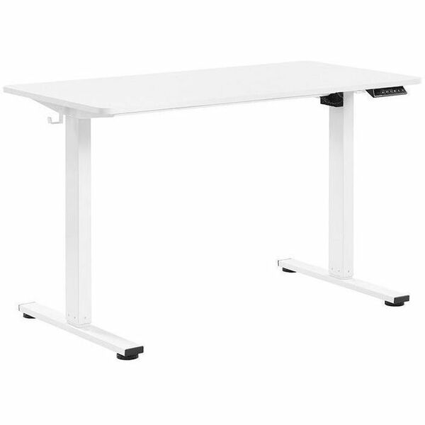 ProLine II Primo White Sit/Stand Electric 48" Desk - White Top - White Two Leg Base - 2 Legs - 132 lb (59.87 kg) Capacity - Height Adjustable x 47.2" (1198.88 mm) Table Top Width x 23.7" (601.98 mm) Table Top Depth x 0.7" (17.78 mm) Table Top Thickness -