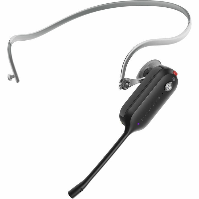 Yealink WH63 E2 Convertible DECT Wireless Headset - Mono - Wireless - DECT - 607 ft (185 m) - 20 Hz to 14 kHz - Earbud, Over-the-ear, Over-the-head, Behind-the-neck - Monaural - In-ear - Noise Cancelling Microphone - Black