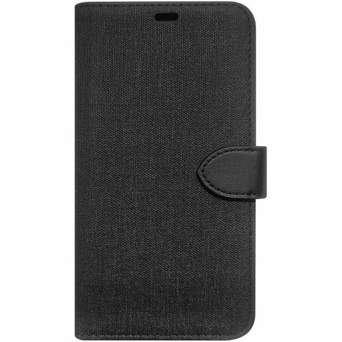 Blu Element Carrying Case (Folio) Apple iPhone 16 Plus Smartphone - Black - Impact Resistant - 1 Each