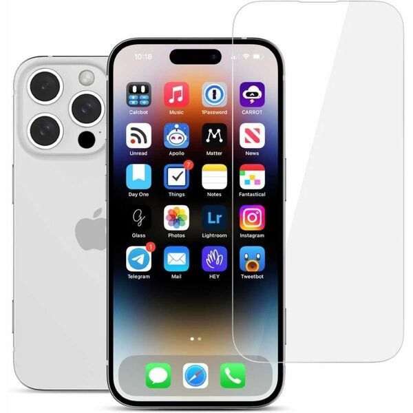 22Cases Screen Protector - For OLED iPhone 16 Pro - Oil Resistant - Glass - for Apple iPhone 16 Pro - 1 Each
