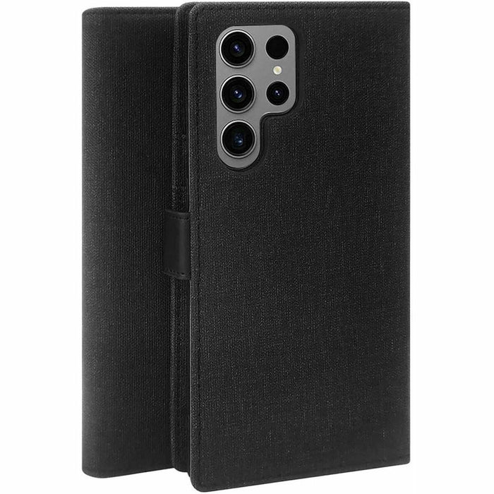 Blu Element Carrying Case (Folio) Samsung Galaxy S25 Ultra Smartphone - Black - Impact Resistant - 1 Each