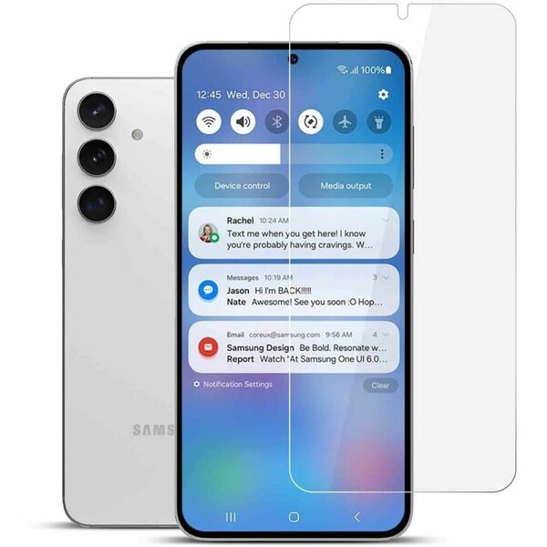 22Cases Screen Protector - For AMOLED Smartphone - Oil Resistant - Glass - for Samsung Galaxy S25+, Galaxy S24+ - 1 Each