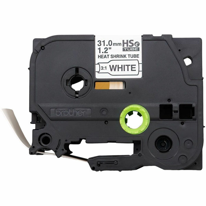 Brother Laminated Tape for P-touch Label Marker - - DiameterTape - Black on White - Laminated - For Label Maker - 1 Each