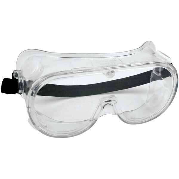 First Aid Central Safety Goggles, Transparent, Vented Frame - Recommended for: Chipping, Cutting, Grinding - Eye, Particulate, Ultraviolet, Fog, Dust, Fumes, Chemical, Splash Protection - Polycarbonate, Polyvinyl Chloride (PVC) - Transparent, Clear - Vent