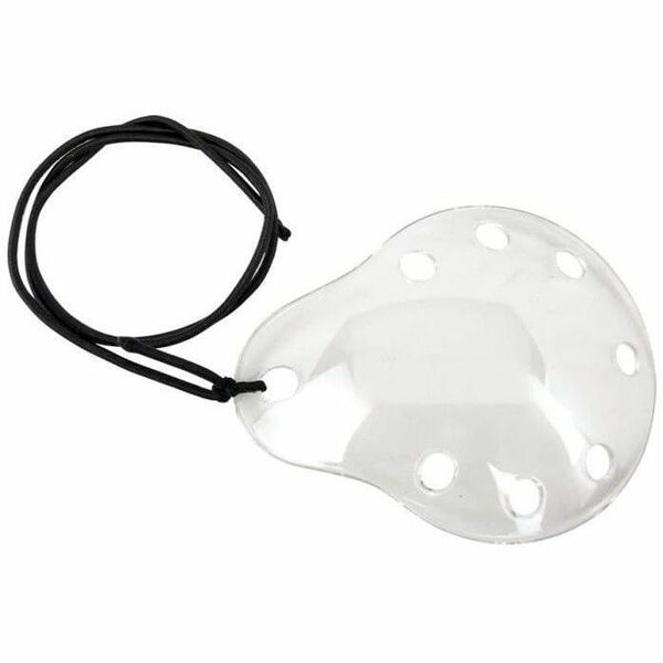 First Aid Central Plastic Eye Shield - Eye Protection - Plastic - Flexible, Elastic Strap, Ventilated - 50 / Box