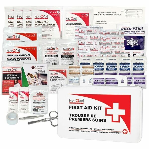 First Aid Central Federal Truck Bulk First Aid Kit - 2 - 5 Employees x Individual(s) - 6.97" (177 mm) Height x 10" (254 mm) Width x 2.99" (76 mm) Depth - Plastic Case - 1 Each