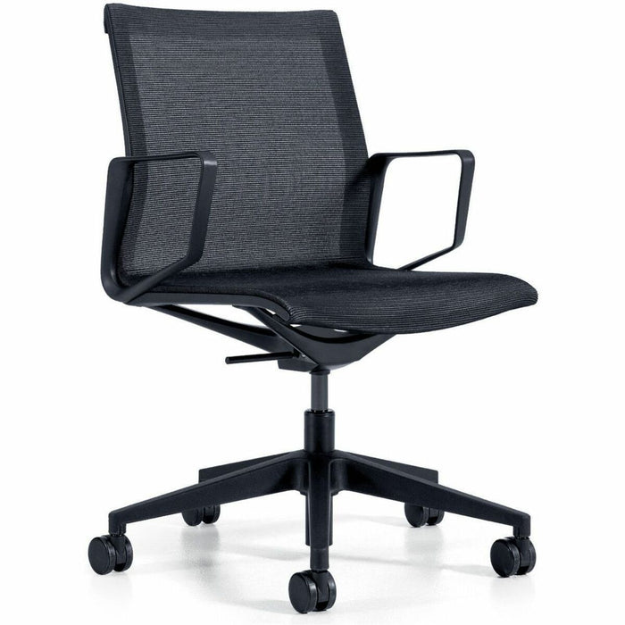 Offices To Go Knight | Medium Back Tilter - Black Seat Color - Mesh, Aluminum Seat Material - Mesh Back Material - Black Frame Color - Medium Back - 5-star Base - Black - Mesh - Armrest - 1 Each