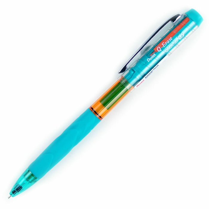 Pentel Q-ERASE Mechanical Pencil, 0.5mm Green Barrel - Mechanical Pencil, Writing, Drawing, School Supply, Pre-loaded with Lead