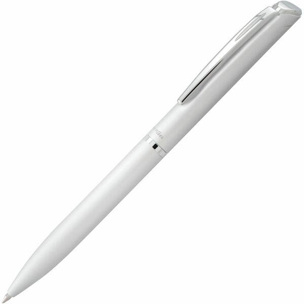 Pentel EnerGel Retractable Liquid Gel Pen, (0.7mm) Silver Metal Body, Black Ink, Gift Case - Liquid Gel Retractable Rollerball Pen, Black All Metal Barrel, Gift, Everyday Writing, Office Supplies