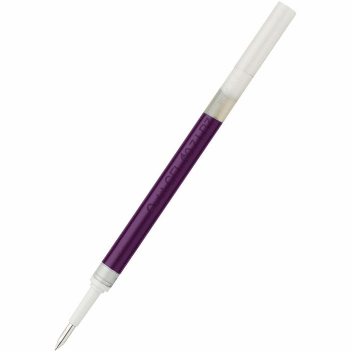 Pentel Refill Ink - For Pentel EnerGel Gel Pen, (0.7mm) Medium Point,, Violet Ink - 0.7 mm (0.03") , Medium Point - Violet Ink - Glob-free, Smear Resistant, Smooth Writing, Smudge Resistant