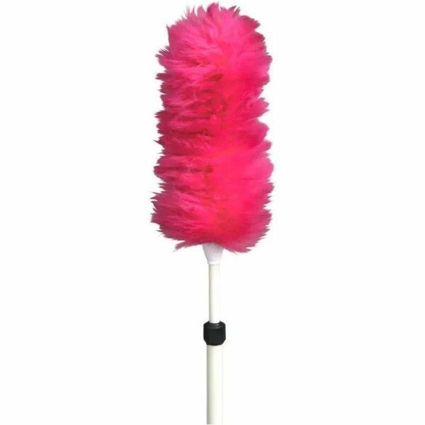M2 Professional Lambswool duster - Lamb's Wool Bristle - 44" (1117.60 mm) Handle Length - Plastic Handle - 1 Each