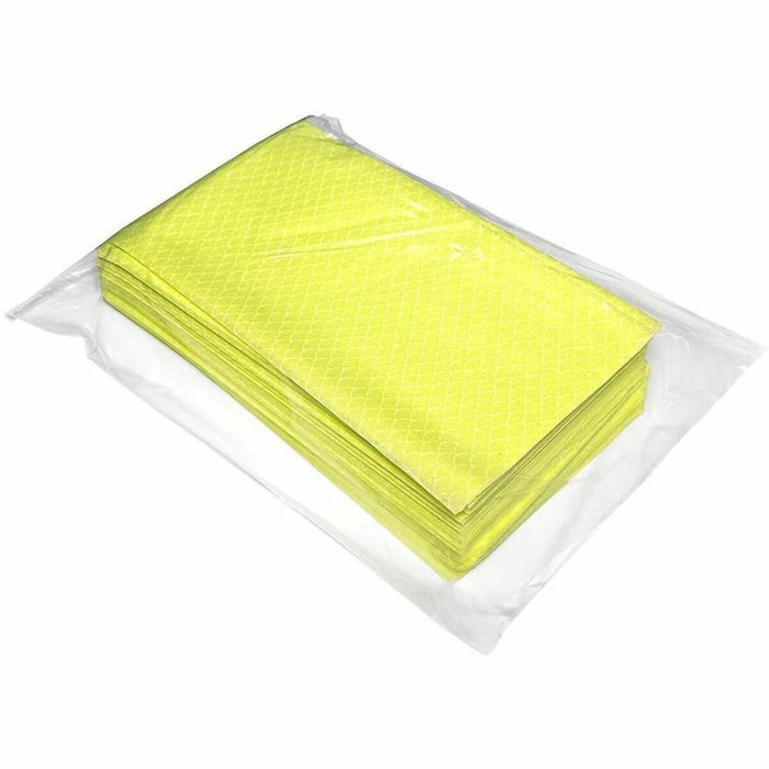 M2 Professional Dust Cloth - For Multi Surface - Cloth - 24" (609.60 mm) Length x 24" (609.60 mm) Width - Recommended For: Dust Remover, Dirt Remover - Disposable, Lint-free, Residue-free, Durable, Heavy Duty - Yellow - 50 / Pack