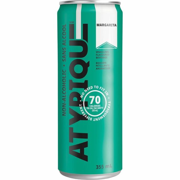 Atypique Juice Cocktail - 355 mL - Margarita - 12 Pack