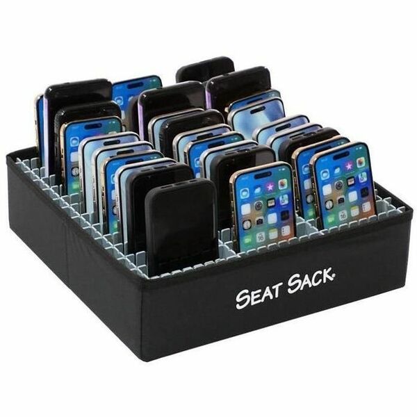 Seat Sack Cell Phone Storage Tray - 3.5" (88.90 mm) Height x 12.5" (317.50 mm) Width x 4.9" (124.46 mm) Depth - Foldable - 1 Each