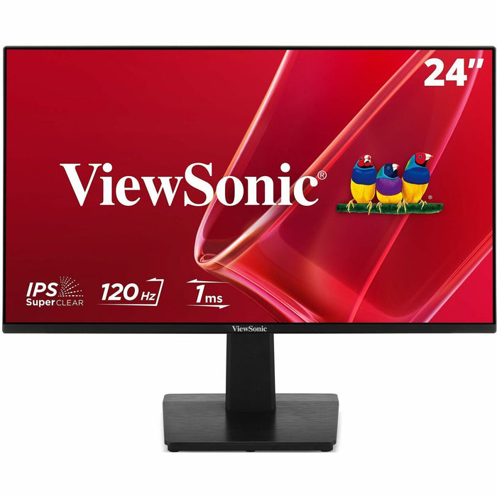 ViewSonic VA2448-MH 24" Class Full HD LED Monitor - 16:9 - 23.8" Viewable - SuperClear IPS - LED Backlight - 1920 x 1080 - 16.7 Million Colors - 300 cd/m² - 1 ms - 120 Hz Refresh Rate - Speakers - Tilt - HDMI - VGA - VESA Mount Compatible