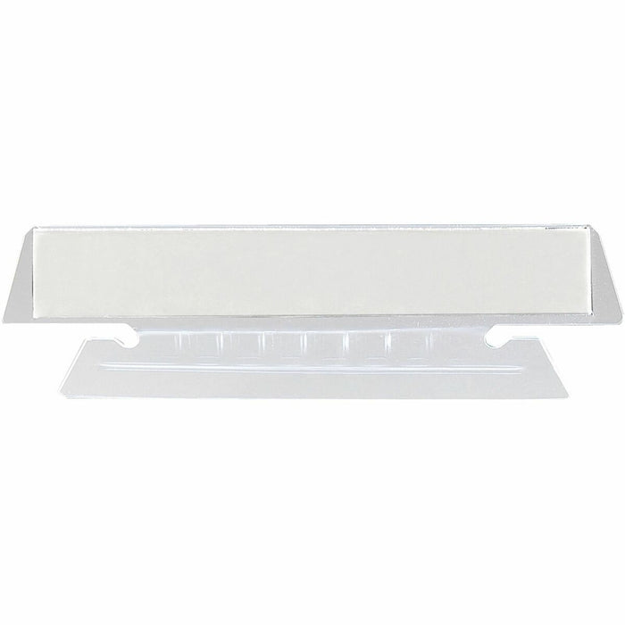 Smead Hanging Folder Tabs - Clear Poly Tab(s) - No - PVC-free, Archival-safe, Smudge Resistant - 250 / Pack