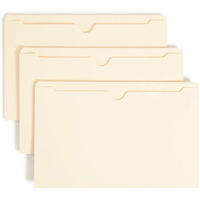 Smead Legal Recycled File Jacket - 8 1/2" (215.90 mm) x 14" (355.60 mm) - 11 pt. (3.87 mm) - 2 Plys - Manila - Reinforced, Slip Resistant - 10% Recycled - 1 Each