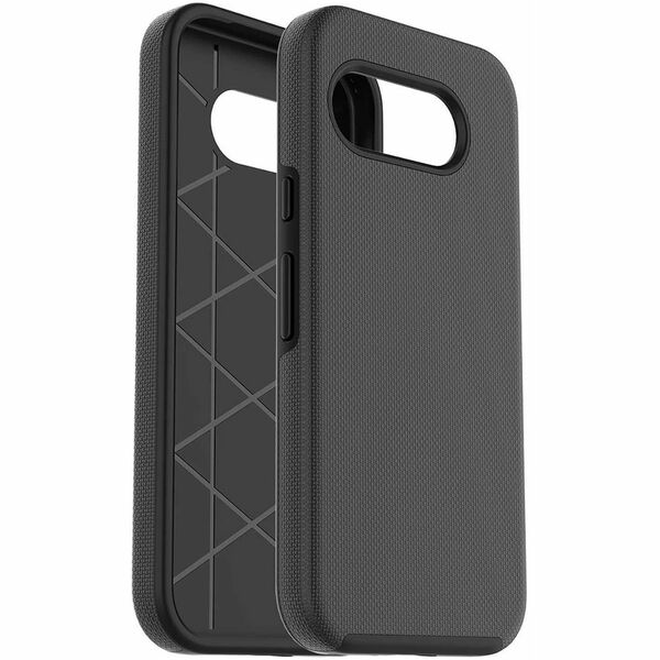 Blu Element Armour Rugged Case Pixel 9a Black - For Google Pixel 9a Smartphone - Texture - Black - Shock Proof, Shock Absorbing, Anti-slip, Drop Resistant - Rugged - 1 Each