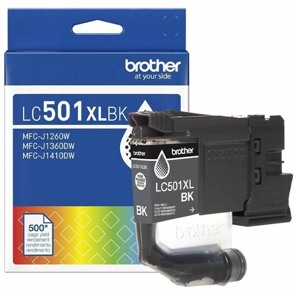 Brother Original High (XL) Yield Inkjet Ink Cartridge - Black Pack - 500 Pages