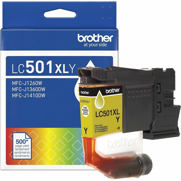 Brother Original High (XL) Yield Inkjet Ink Cartridge - Yellow - 1 Each - 500 Pages