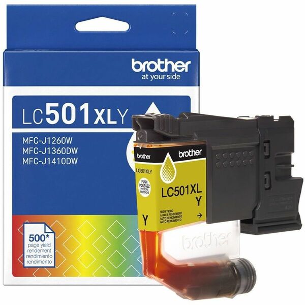 Brother Original High (XL) Yield Inkjet Ink Cartridge - Yellow Pack - 500 Pages