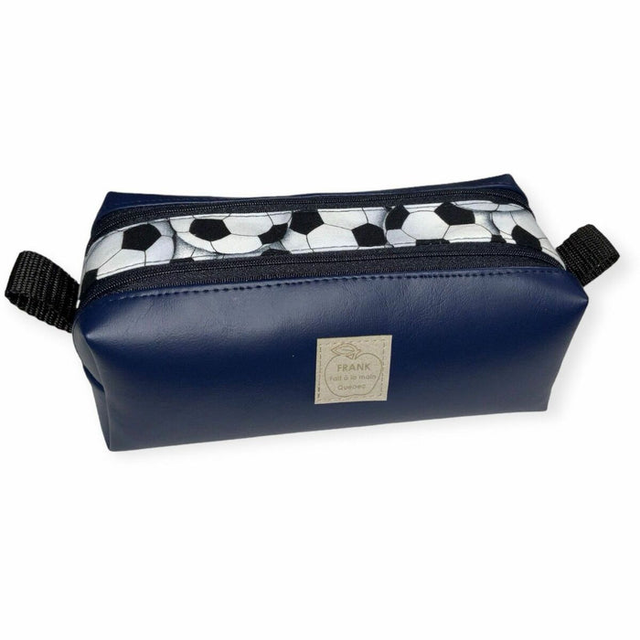Frank Carrying Case Pencil - Synthetic Leather, Cotton Body - Soccer - 1 Each