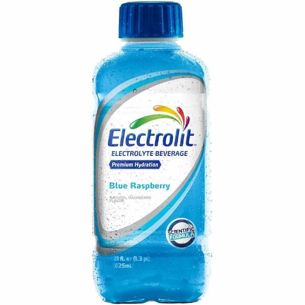 Electrolit Blue Raspberry Electrolyte Beverage - 621.04 mL - Blue Raspberry - 12 / Each