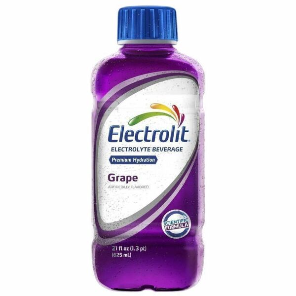 Electrolit Grape Electrolyte Beverage - 621.04 mL - Grape - 12 / Each