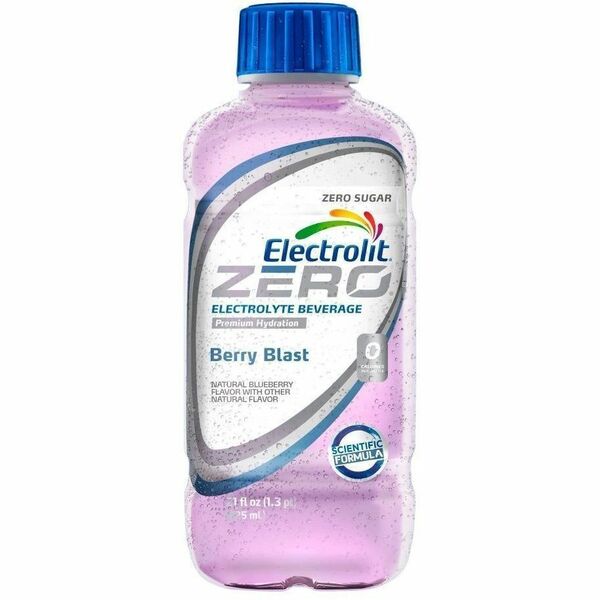 Electrolit Zero Berry Blast Electrolyte Beverage - Sugar Free - 621.04 mL - Berry Blast - 12 / Each