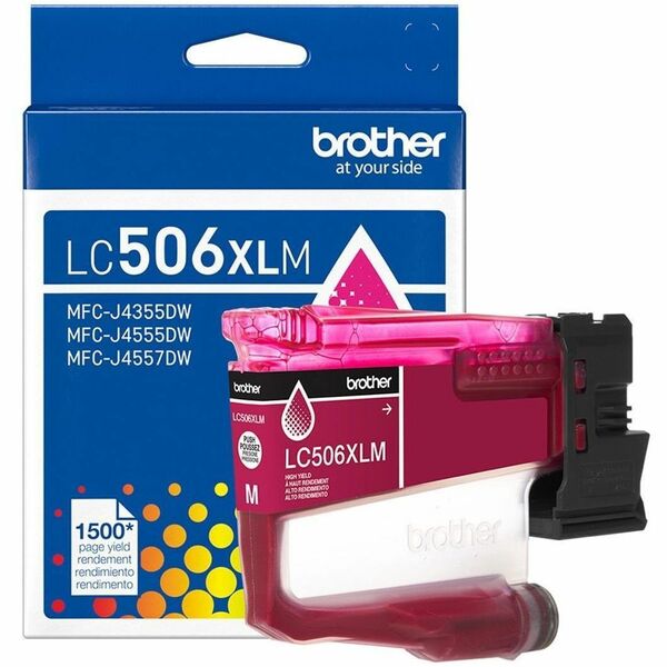 Brother LC506XLM Original High Yield Inkjet Ink Cartridge - Magenta Pack - 1500 Pages