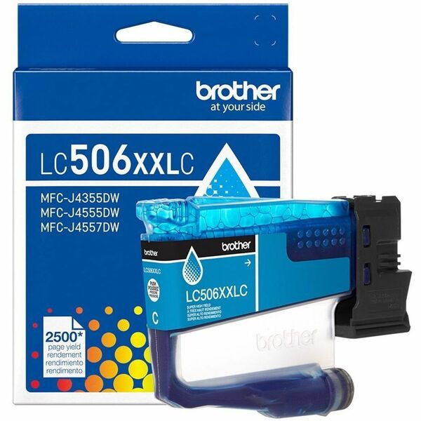 Brother LC506XXLC Original Super High Yield Inkjet Ink Cartridge - Cyan Pack - 2,500 pages