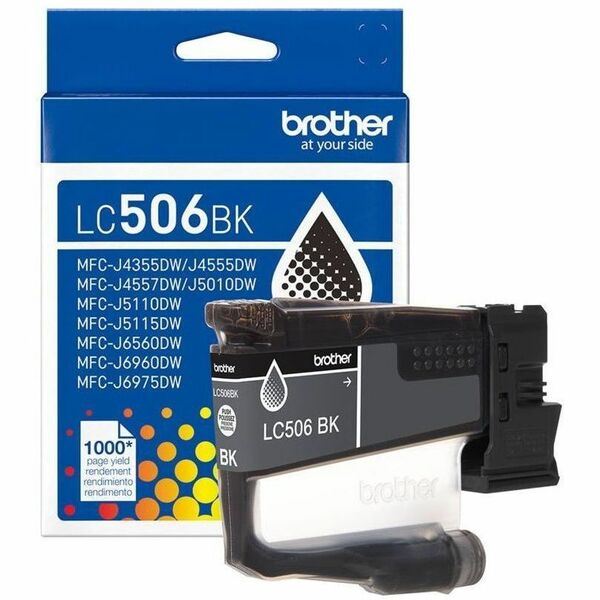 Brother LC506BKS Original Standard Yield Inkjet Ink Cartridge - Black - 1 Each - 1000 Pages