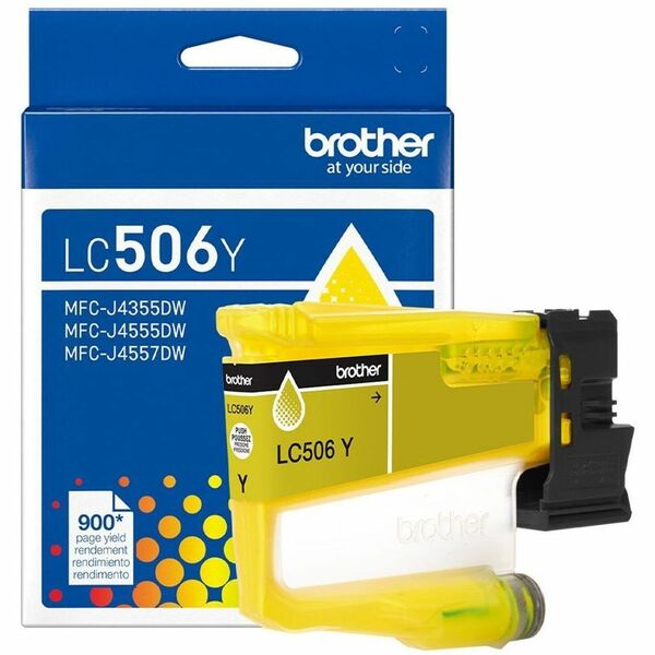 Brother LC506Y Original Standard Yield Inkjet Ink Cartridge - Yellow Pack