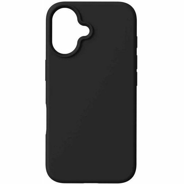 Blu Element Silicone MagSafe Case iPhone 16 Black - For Apple iPhone 16 Smartphone - Black - Drop Resistant, Scratch Resistant, Dust Proof, Fingerprint Resistant - Silicone, MicroFiber - Wireless Charging Compatible - 1 Each