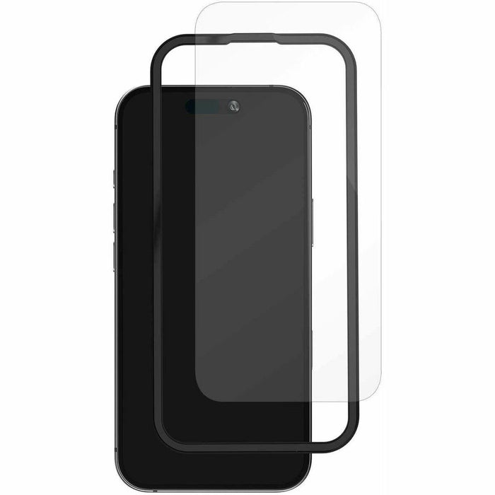 Blu Element Tempered Glass Screen Protector with Installation Kit iPhone 16/15 - For OLED iPhone 15, iPhone 16 - Scratch Resistant, Fingerprint Resistant, Impact Resistant, Shatter Proof, Smudge Resistant - 9H - Tempered Glass - for Apple iPhone 15, iPhon