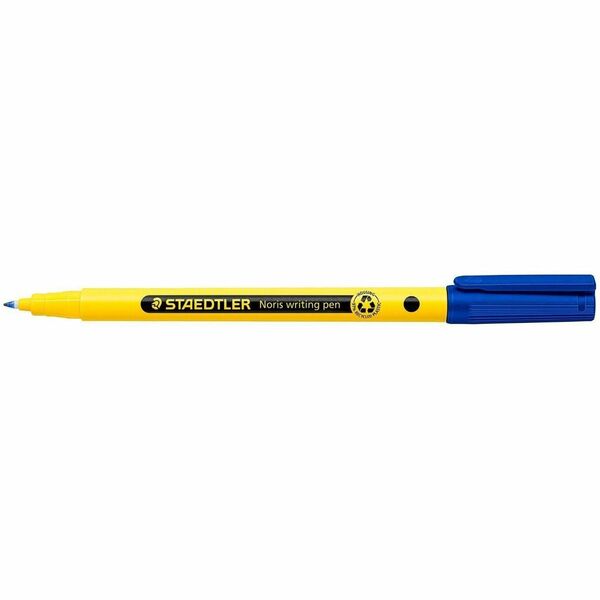 Staedtler Noris Writing Pen 307 - Fine Pen Point - Washable - Blue Ink - Water Based - Plastic, Polypropylene Barrel - Writing - 1 Each