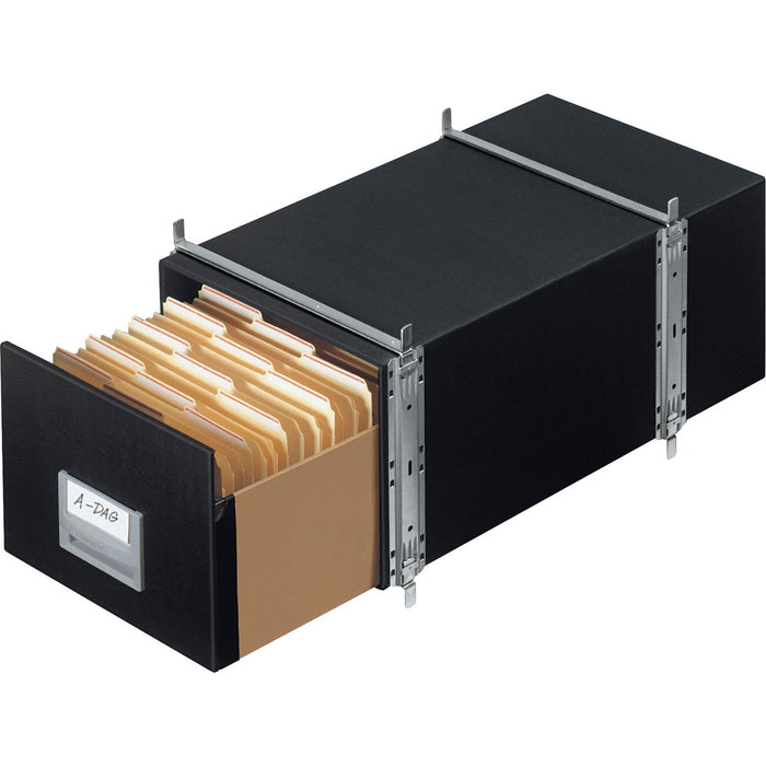 Bankers Box Staxonsteel File Storage Drawer System - Legal - Internal Dimensions: 15" (381 mm) Width x 24" (609.60 mm) Depth x 10.50" (266.70 mm) Height - External Dimensions: 17" (431.80 mm) Width x 25.5" (647.70 mm) Depth x 11.1" (282.70 mm) Height - In