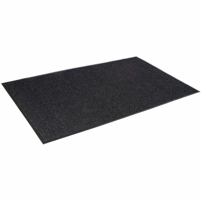 Mat Tech Prorib Wiper/Scraper Entrance Mat - Entrance - 10 ft (3048 mm) Length x 36" (914.40 mm) Width x 0.313" (7.94 mm) Thickness - Charcoal - 1 Each