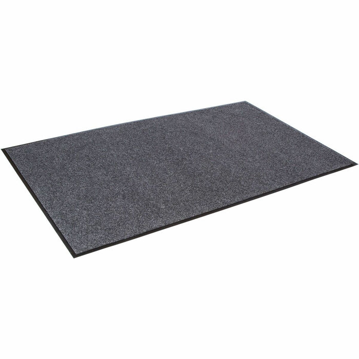 Mat Tech Eco Step™ Wiper Entrance Mat - Indoor - 60 ft (18288 mm) Length x 72" (1828.80 mm) Width x 0.250" (6.35 mm) Thickness - Fiber - Charcoal - 1 Each