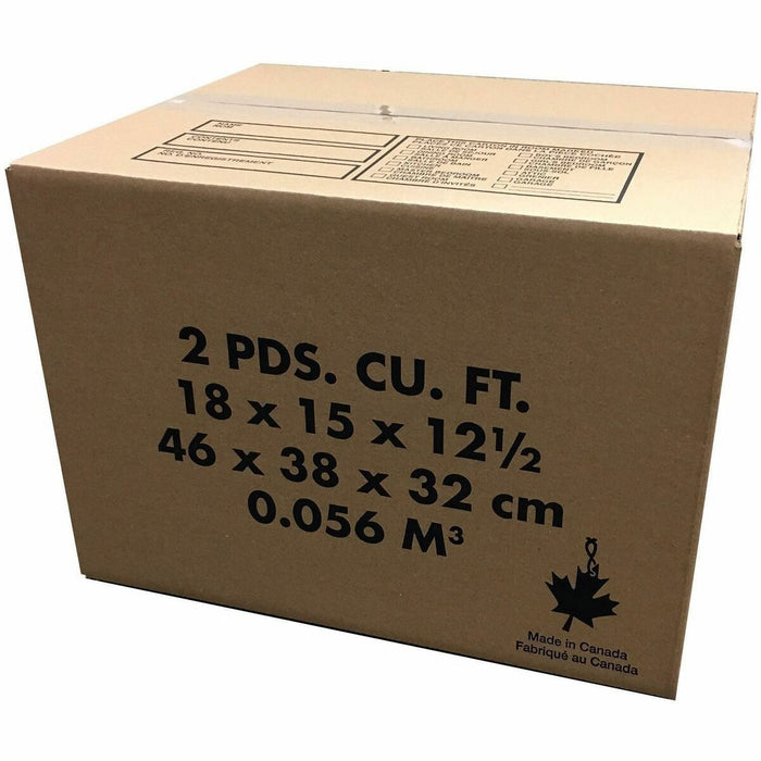 Spicers Shipping Case - External Dimensions: 15" (381 mm) Width x 18" (457.20 mm) Depth x 12.5" (317.50 mm) Height - Single Wall - 32 ECT - Stackable - Corrugated, Cardboard - Kraft - For Storage, Warehouse Item, Packaging, Shipping - 20 / Pack