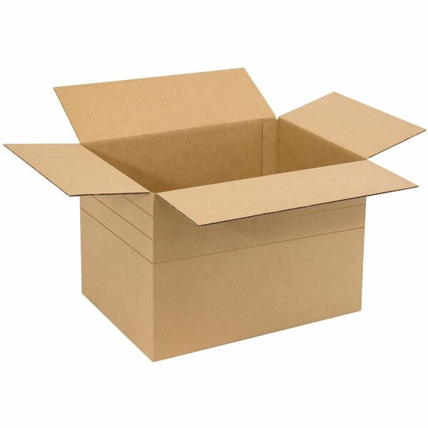 Spicers Shipping Case - External Dimensions: 18" (457.20 mm) Length x 12" (304.80 mm) Width x 6" (152.40 mm) Height - Single Wall - 32 ECT - Stackable - Corrugated, Cardboard - Kraft - For Storage, Warehouse Item, Packaging, Shipping - 25 / Pack