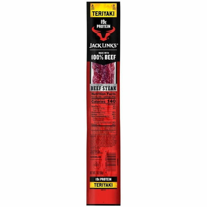Jack Link's Beef Snack - Teriyaki - 0.99 oz (28 g) - 12