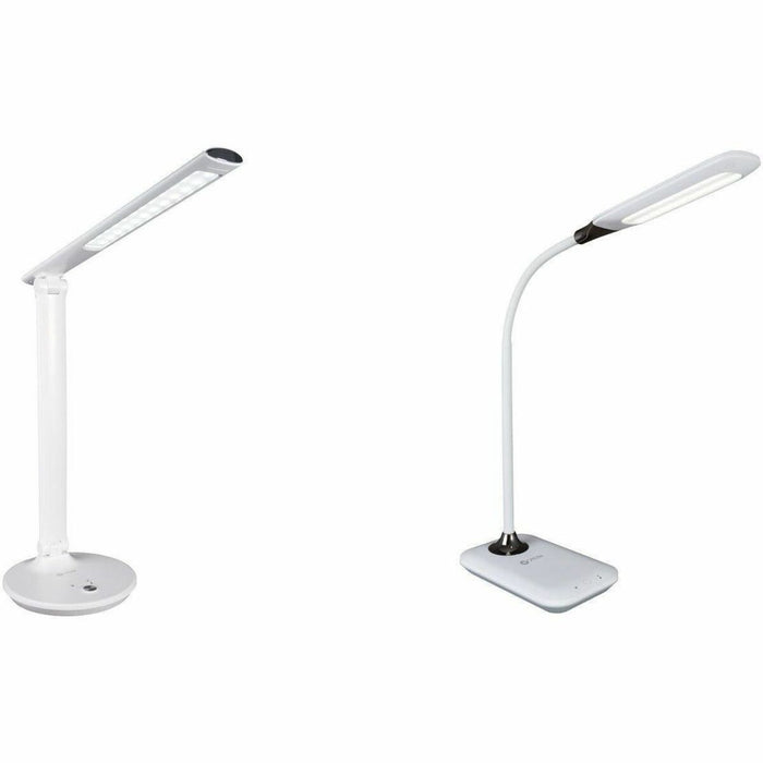 OttLite Enhance LED Sanitizing Desk Lamp - LED Bulb - Sanitizing, ClearSun LED, Touch-activated, Adjustable Brightness, Adjustable Height - for Desk, Smartphone, Tablet