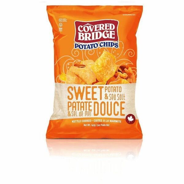 Covered Bridge Sweet Potato & Sea Salt - Sweet Potato & Sea Salt - 5.01 oz (142 g) - 12 Bag