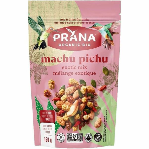 prana MACHU PICHU - Exotic Nuts & Fruit Mix - Gluten-free, Plant-based - 5.29 oz (150 g) - 1 Each